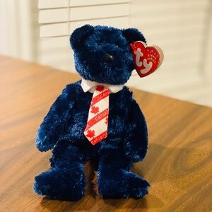 Ty Beanie Baby Pops Bear - Never Played With